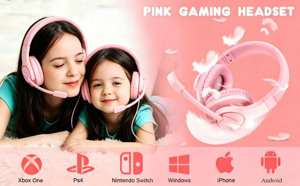 kids headphone with microphone