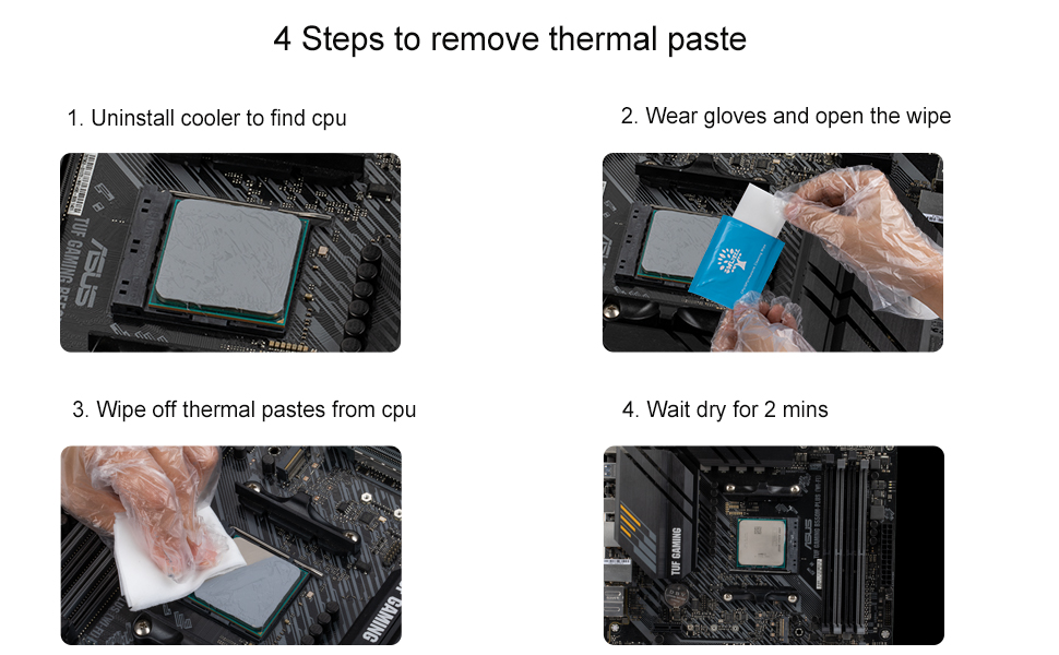 thermal paste remover