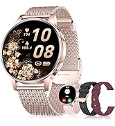 Smart Watch for Women, 1.27" Fitness Watch with Bluetooth Make & Answer Calls,24H Heart Rate/SpO2...