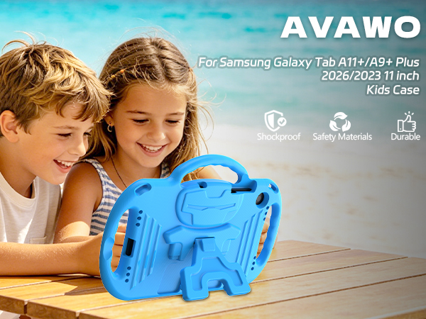 AVAWO Case for Samsung Galaxy Tab A11+ 11 inch 2026 & Tab A9 plus 2023