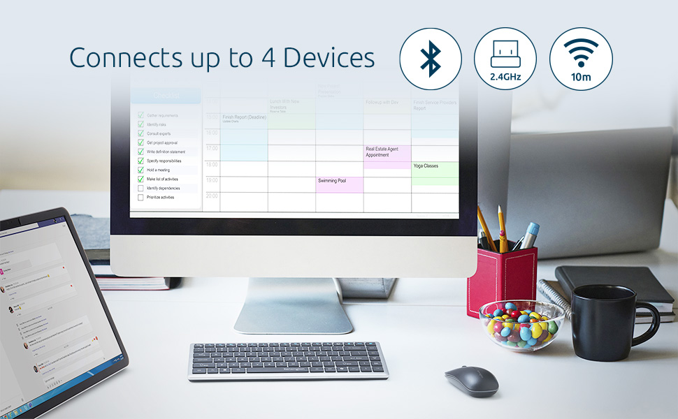 connects up to 4 devices
