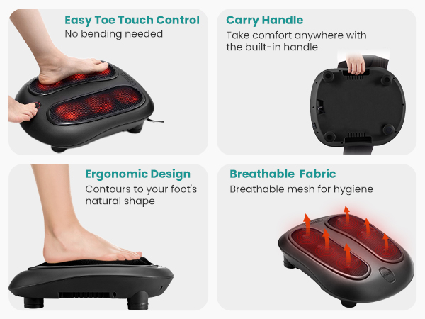 Kneading Foot Massager with Heat