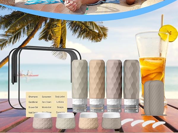 16Pack Travel Bottles for Toiletries