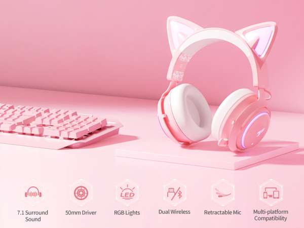 GS510Pro wireless gaming headset