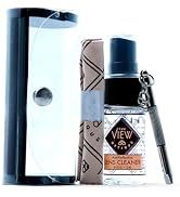 the view optique Anti-Reflective Safe Lens Cleaner & Repair Kit – 0.4oz Glasses Cleaner Spray, Mi...