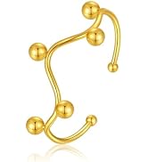 Women's Gold Ball Bracelet - Delicate Sphere Design, Hypoallergenic Non Tarnish Stackable Bangle,...