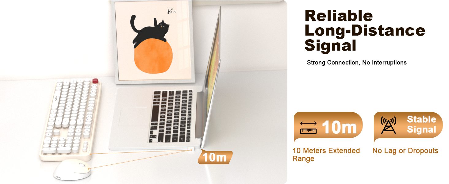 Wireless Keyboard and Mouse Combo