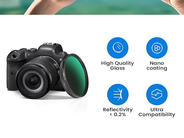 67mm Variable ND2-400 Filter