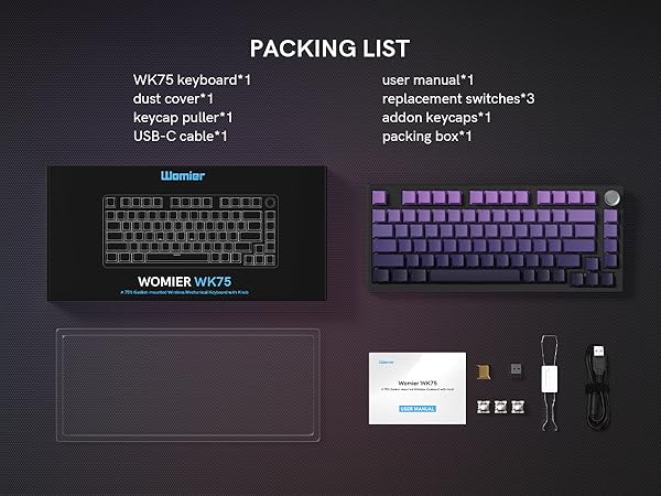 womier wk75 keyboard