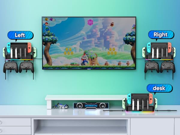 nintendo switch wall mount kit