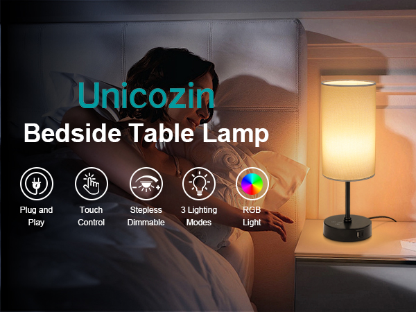 The fabric shade gives comfortable and soft lighting, which creates a comfort ambience