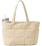 SODEER Tote Bag for Women Puffer,Travel Tote Bag with Laptop Compartment Lightweight,Work Handbag...