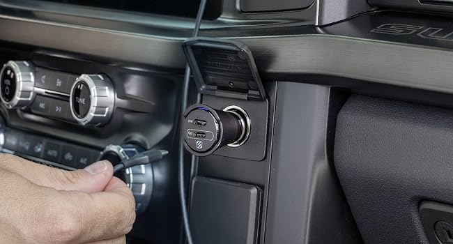 MagSafe car mount charger supports up to 25W Qi2 wireless charging using included 56W USB-C charger