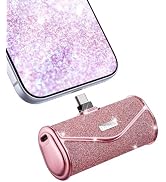 iWALK Upgraded Sparkly Portable Charger 22.5W, 5000mAh Power Bank for iPhone 18 Pro/17/16/15 Seri...
