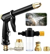 KLIFE Jet Nozzle Power Washer for Garden Hose, Upgrade Pressure Washer Wand, Adjustable High Pres...