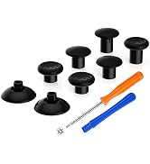 eXtremeRate ThumbsGear Interchangeable Thumbstick for Xbox Controller - Improve Comfort - Black 3...