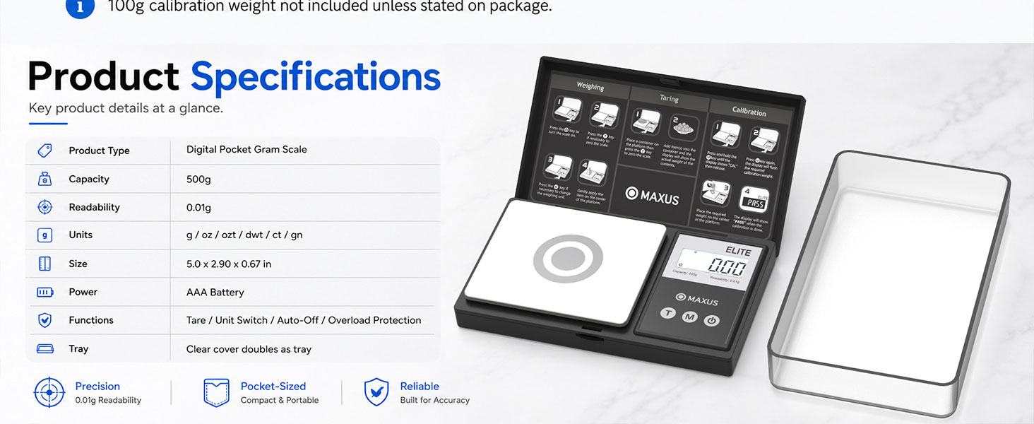 Digital Pocket Gram Scale