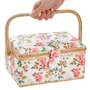ZO-FloralSewingBasket-Wood