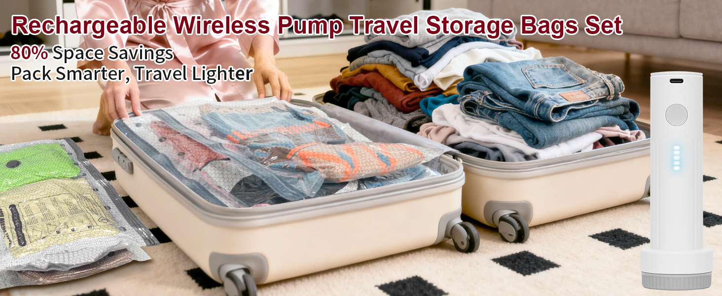 Vacuum storage bags