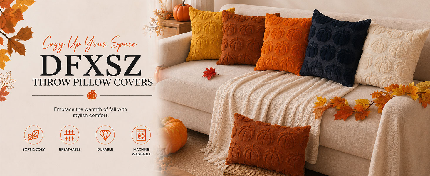 fall pillow covers