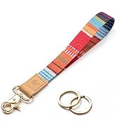 EcoVision Keychain Lanyard for Keys, Wristlet Key Chain for Women, Key Holder Lanyards with 2 key...