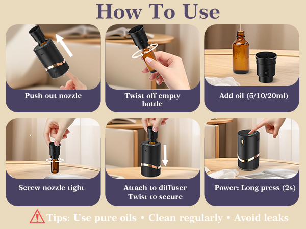 Waterless Essential Oil Diffuser