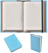 CRASPIRE A5 Leather Notebook Cover with Card Slots Waterproof Book Sleeve Pale Turquoise PU Envel...