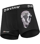 Davion Youth Boys Baseball Cup Underwear With Soft Protctive Athletic Cup for Baseball, Football ...