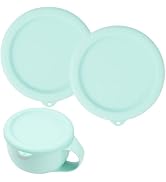 2PCs Silicone Lids for Dash My Mug Ice Cream Maker, Silicone Bowl Covers, Ice Cream Storage Acces...