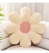 Sioloc Flower Shaped Throw Pillow,Cute Room Decor & Plush Floor Seating Butt Cushion for Bedroom ...