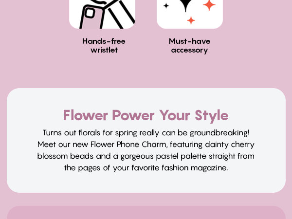 CASETiFY Flower Phone Charm