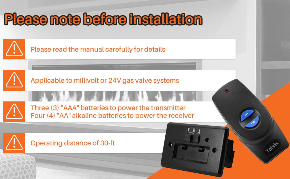 ambient technologies fireplace remote