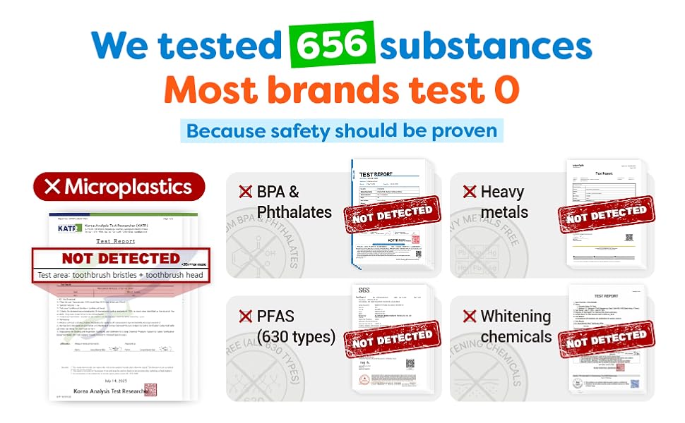 Dr. Noah tested for 656 substances.
