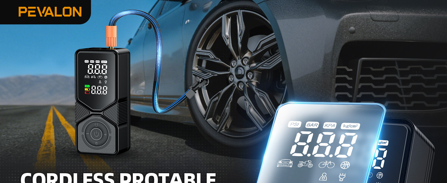 Tire Inflator Portable Air Compressor