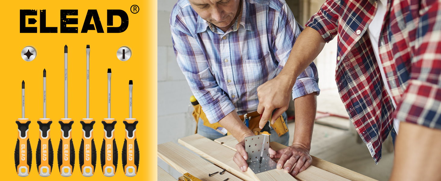 6PCS Magnetic Tip Screwdriver Set