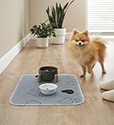 Feandrea Washable Pee Pads for Dogs, 2 Pack, Reusable Puppy Pads, 24 x 18 Inches, S, Waterproof P...