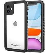Lanhiem iPhone 11 Waterproof Case, 360 Full Body Protection Underwater Dustproof Shockproof Clear...