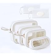 JAYTEM 6-Piece Diaper Bag Organizer Pouches Set, TPU Waterproof Clear Packing Cubes Diaper Bag wi...