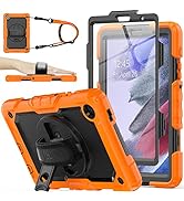 SEYMAC stock Case for Samsung Galaxy Tab A7 Lite 8.7'' with Screen Protector Pencil Holder [360 R...