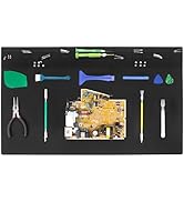 23.7''x13.8'' Extra Large Soldering Mat Premium Silicone 932°F Heat Resistant Repair Mat Non-Slip...