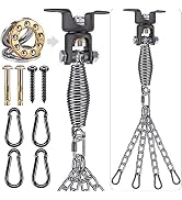 BeneLabel Heavy Duty Boxing Punching Bag Hanger Chain with Spring, 350 LB Capacity, 360° Rotation...