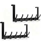 Optish Over The Door Hooks, Door Hanger Hooks for Hanging, Over The Doors Towel Racks for Bathroo...