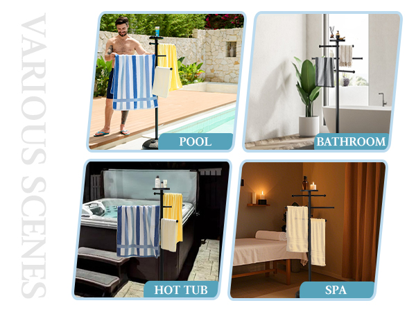 Towel Rack for Pool