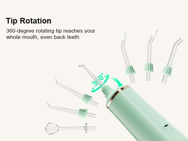 360° Rotating Tips