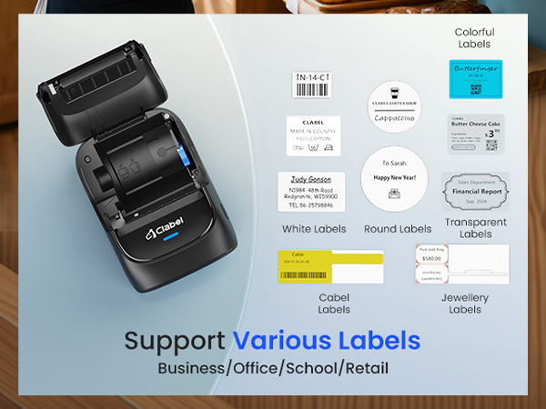 CLABEL Label Maker Machine with Tape