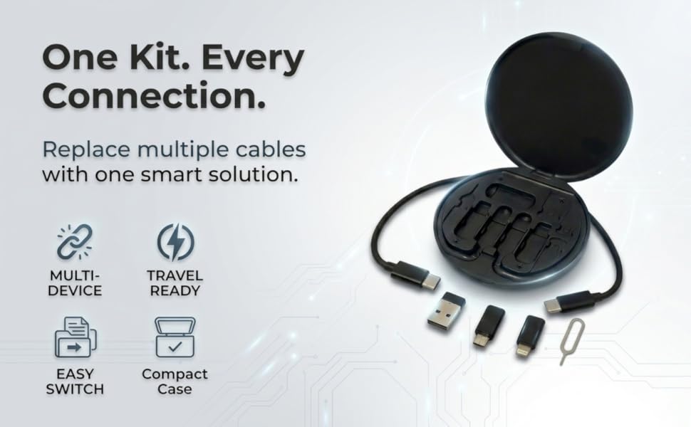 replace multiple cables with one smart solution