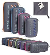 BAGAIL Camping Towel with EVA Case, Compact & Ultra Soft Microfiber Travel Towel - Super Absorben...