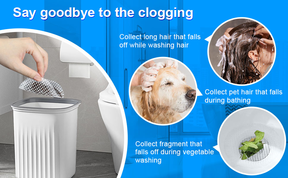Disposable Shower Drain Hair Catcher