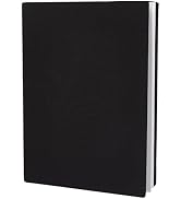 CRASPIRE Black Stretchable Book Cover Collage Elastic Notebook Wraps Polyester Sleeve Fabric Wash...