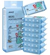 Etenpo Wet Wipe Travel Size, Mini Makeup Wipes, Easy Portability, Skin-Friendly Ingredients, 8 Pa...